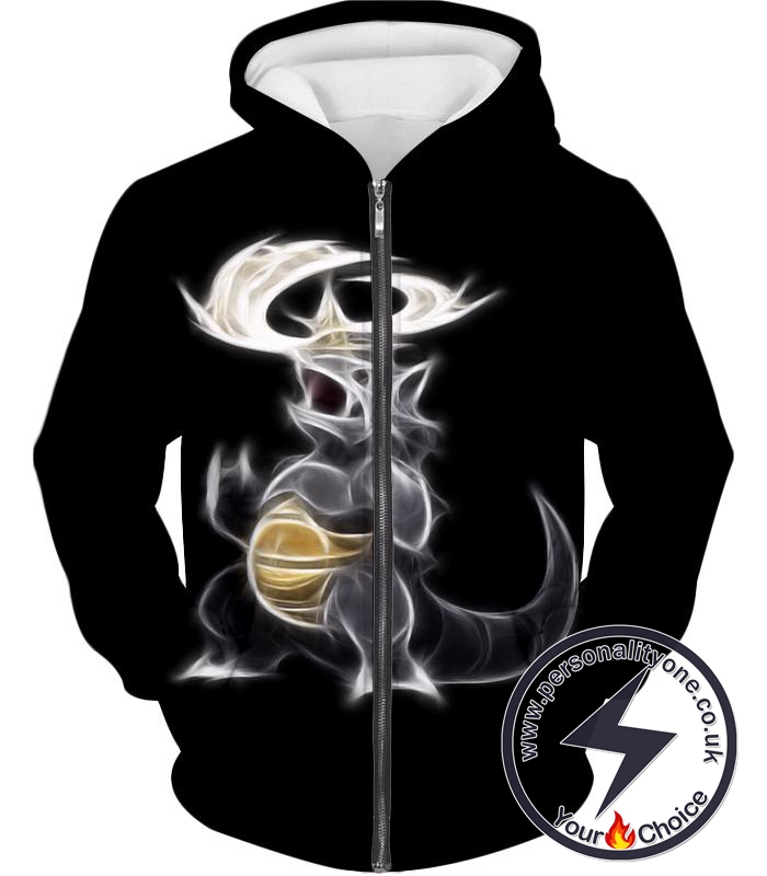 Pokemon Awesome Ground Rock Pokemon Rhydon Cool Black Zip Up Hoodie